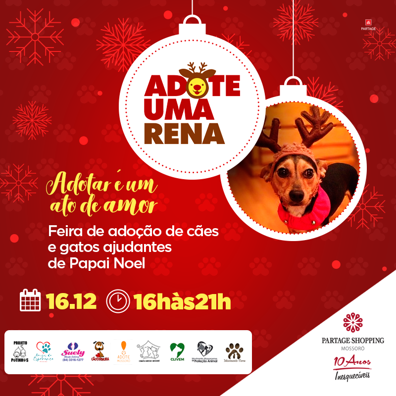 Partage Shopping realiza feira de adoção neste sábado