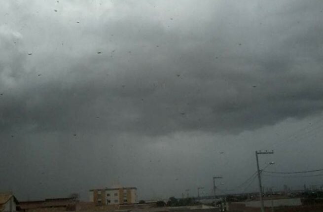 A massa de ar vinda do oceano Pacífico está descendo para a região. Foto Climatempo