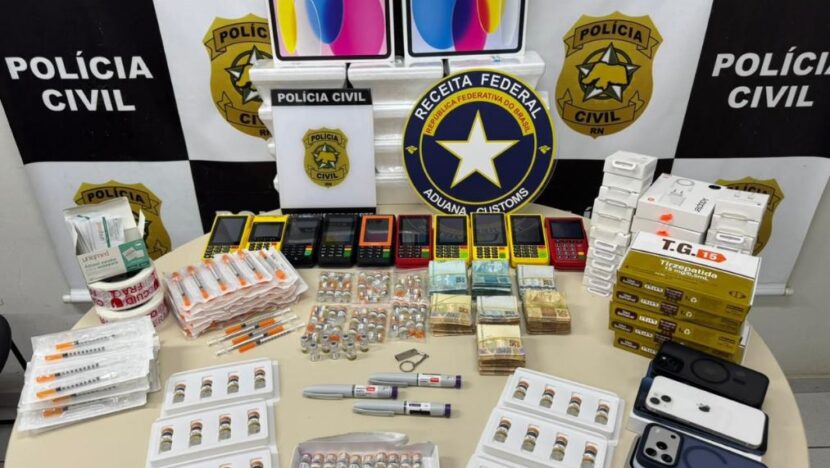 Polícia fecha laboratório clandestino de canetas emagrecedoras em Natal