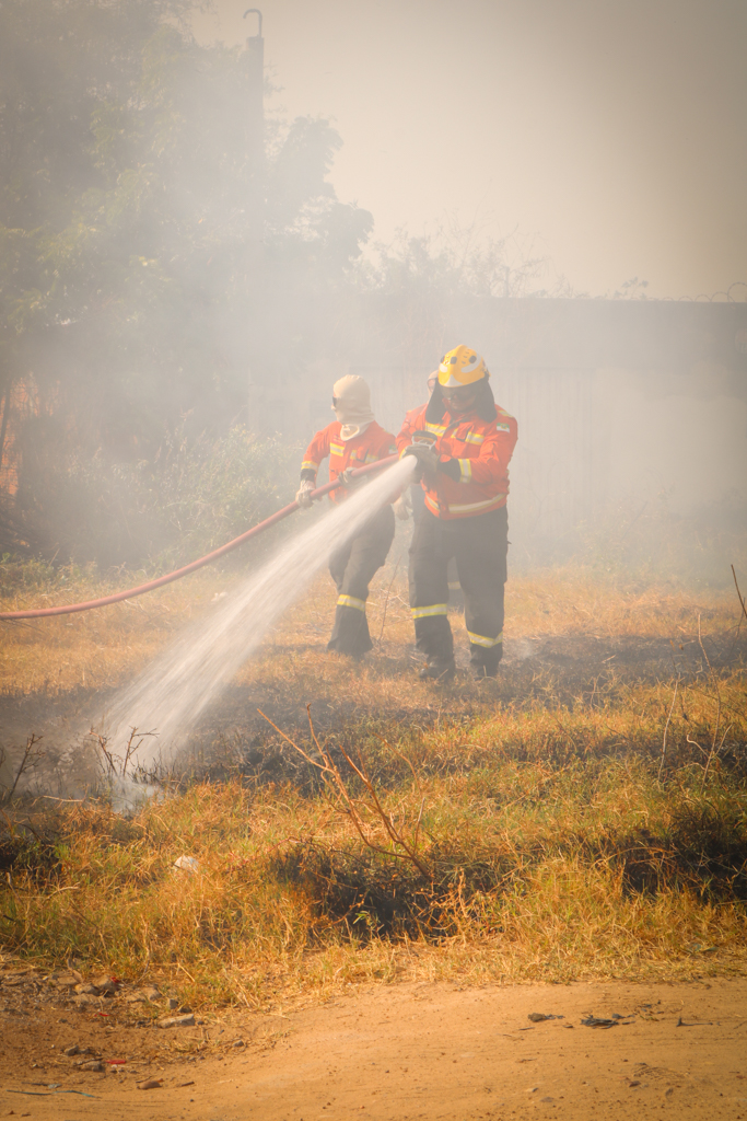 Bombeiros do RN combatem quatro incêndios em vegetação na Grande Natal
