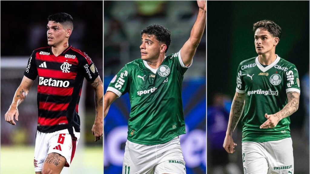 Ayrton Lucas, Bruno Rodrigues e Khellven: trio potiguar na final da Libertadores